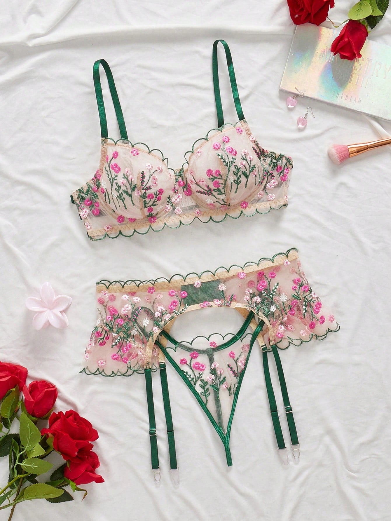 Off white floral Candy