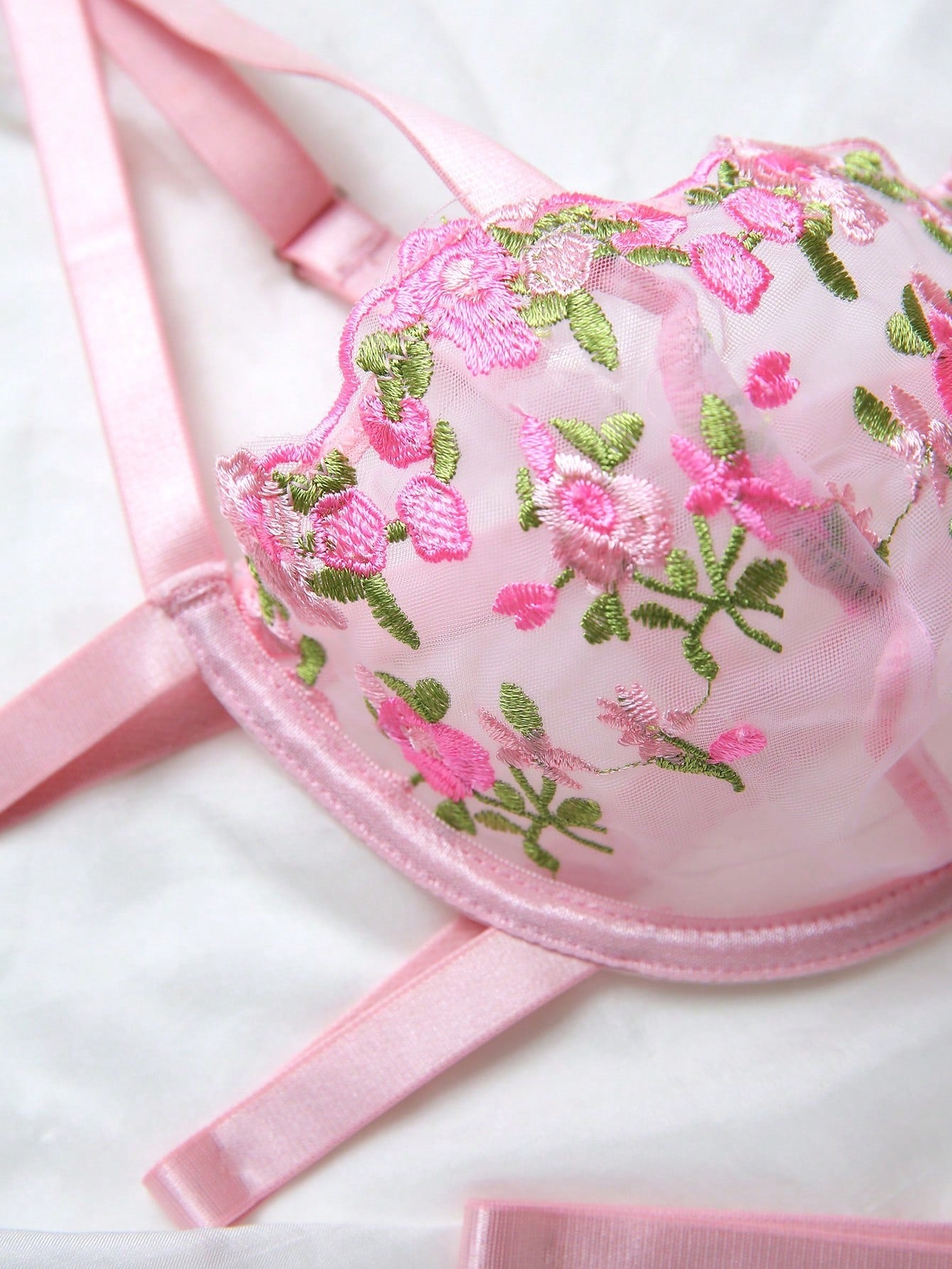 Curvy Pink Rose flowers