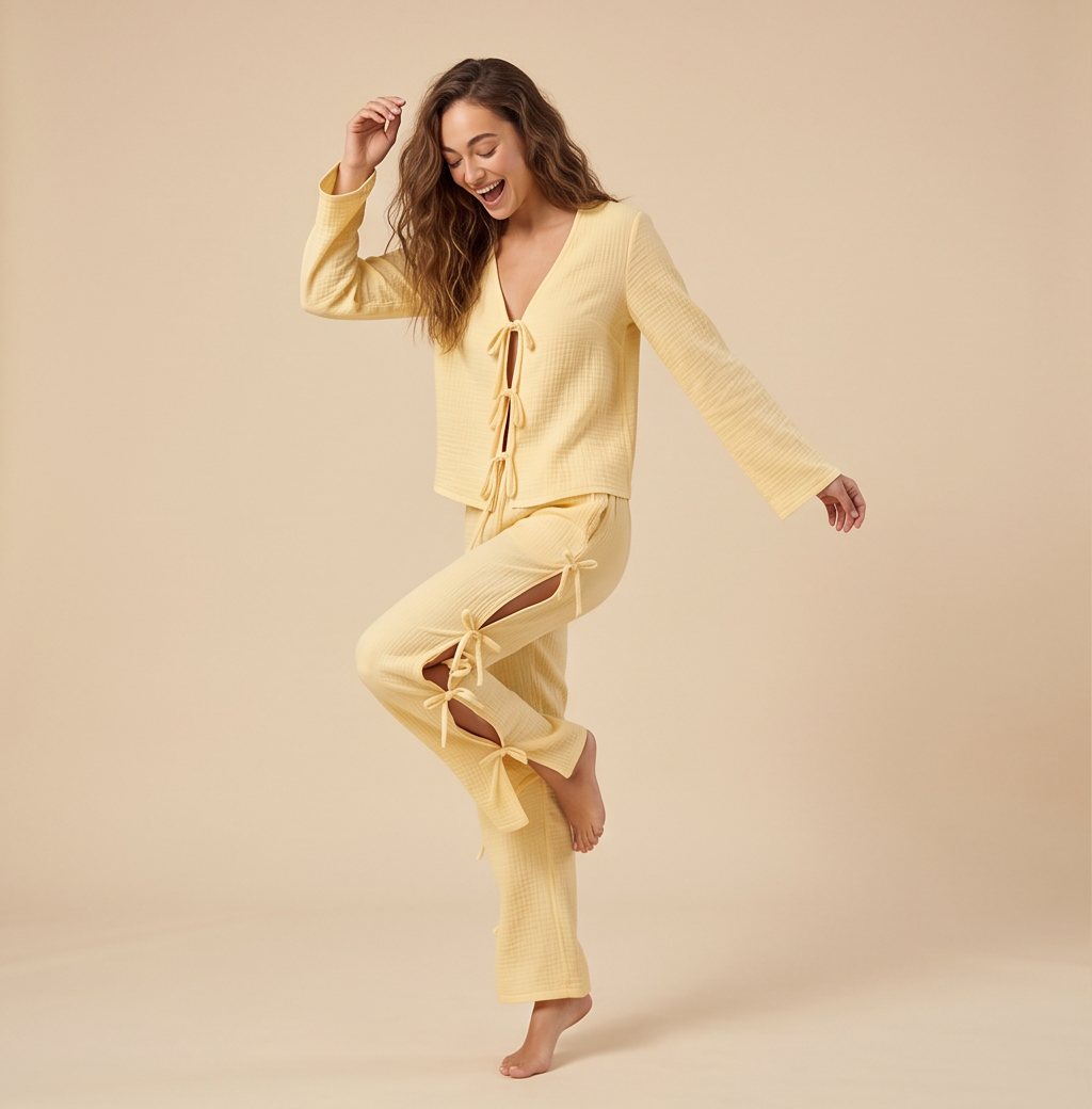 Butter · Muslin Cotton Pajama Set