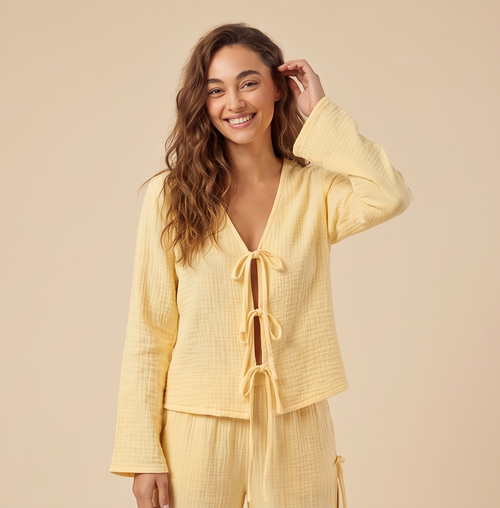 Butter · Muslin Cotton Pajama Set
