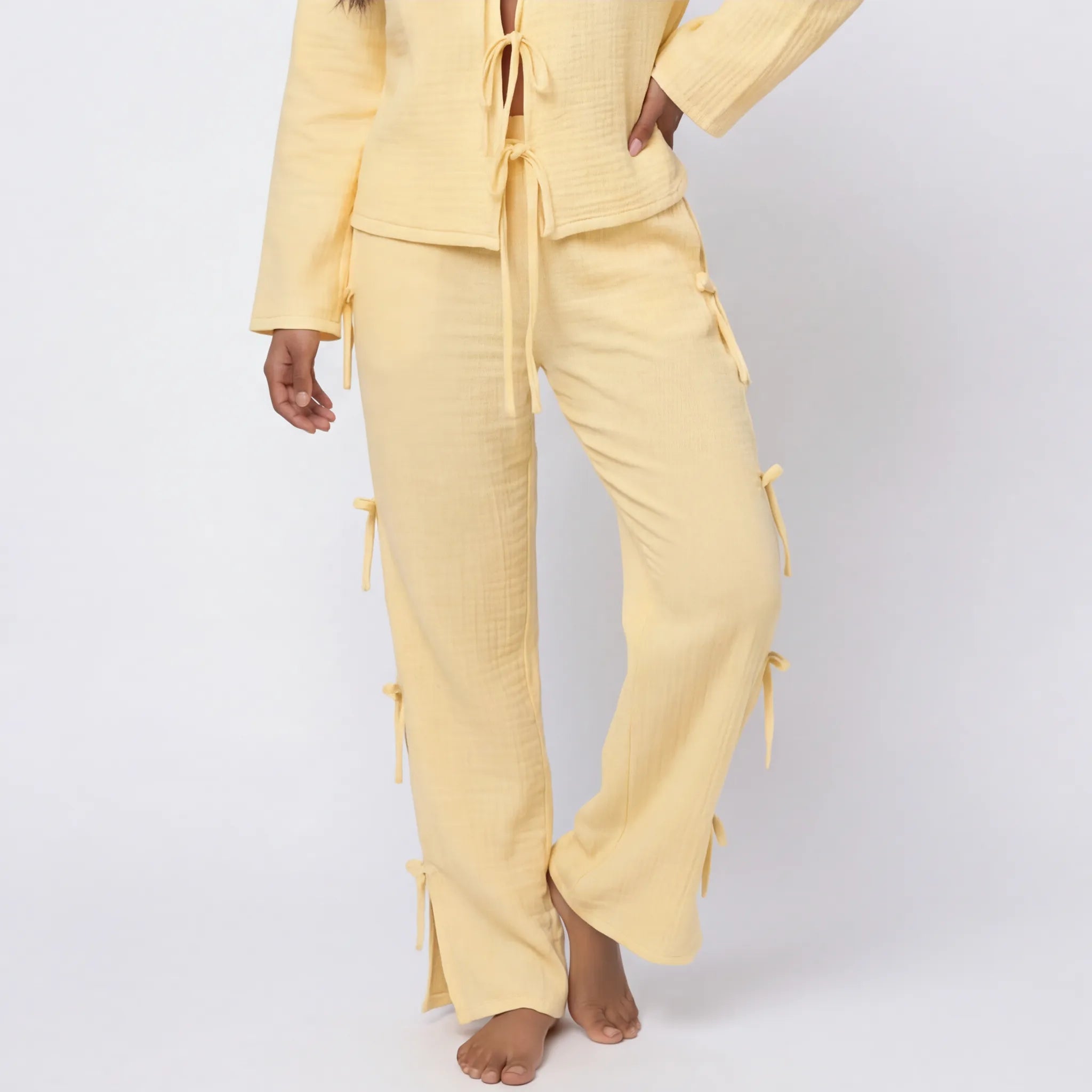 Butter · Muslin Cotton Pajama Set