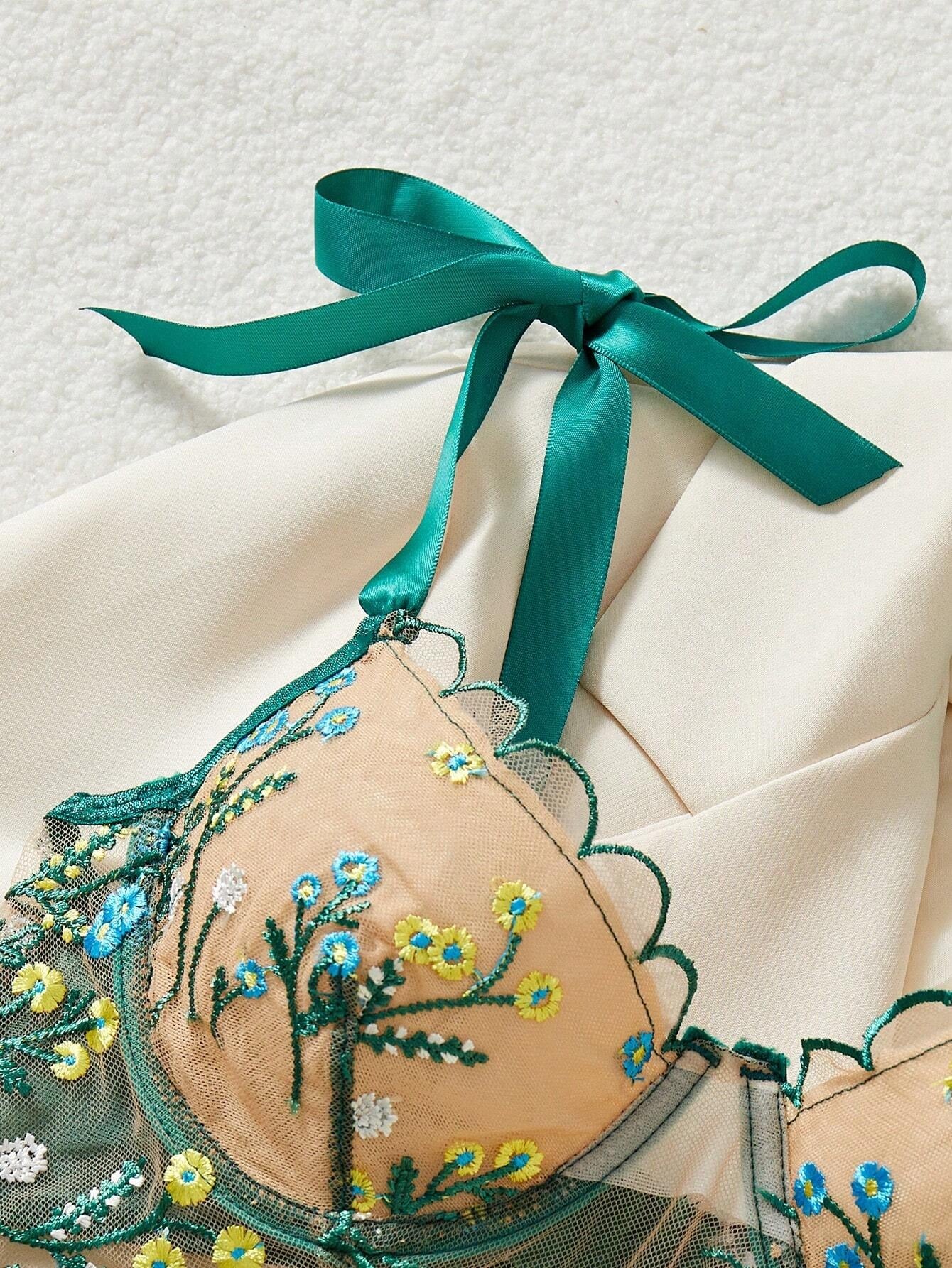 Green Blossom Bodysuit