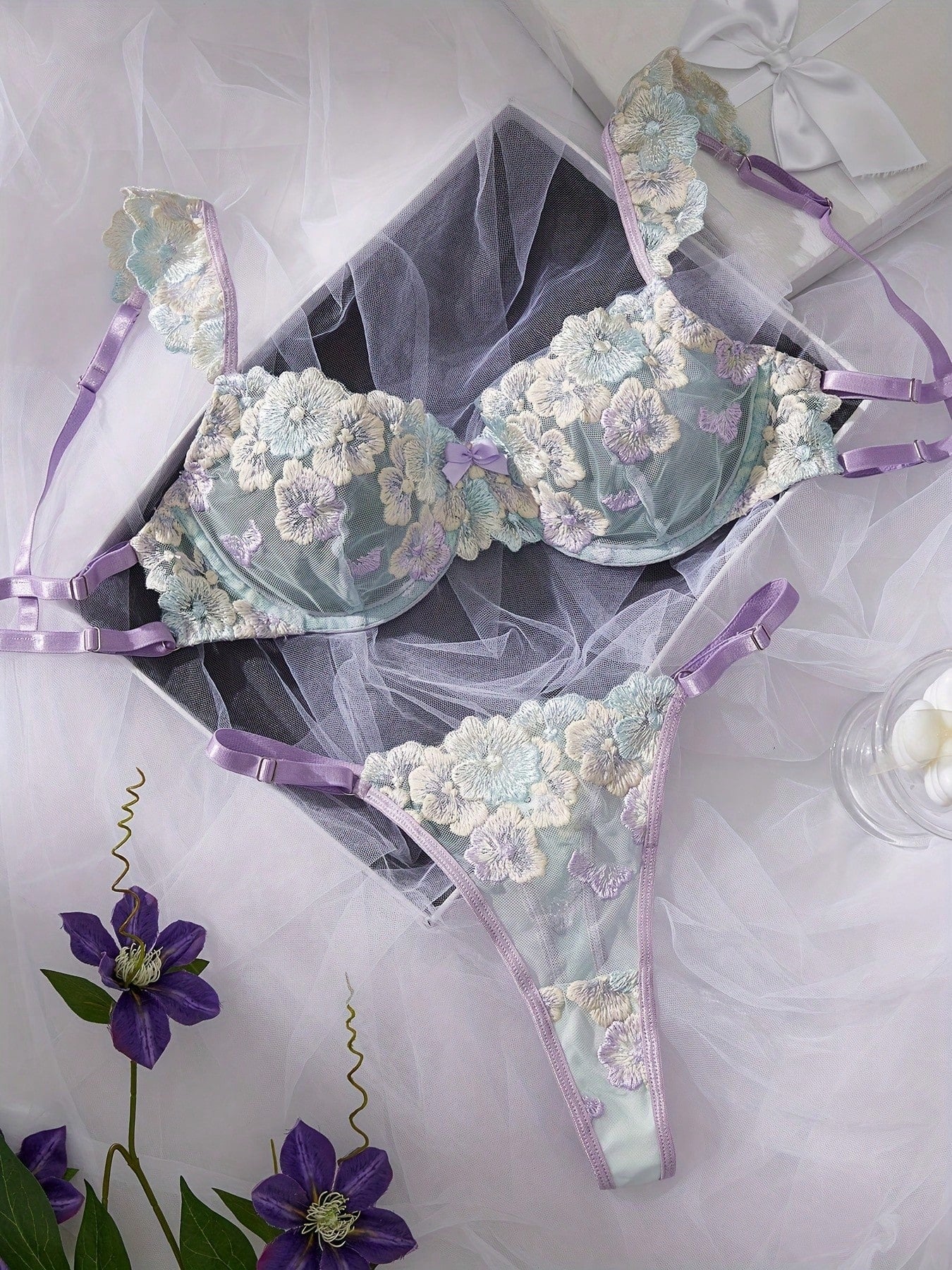 Petal-Perfect Lingerie