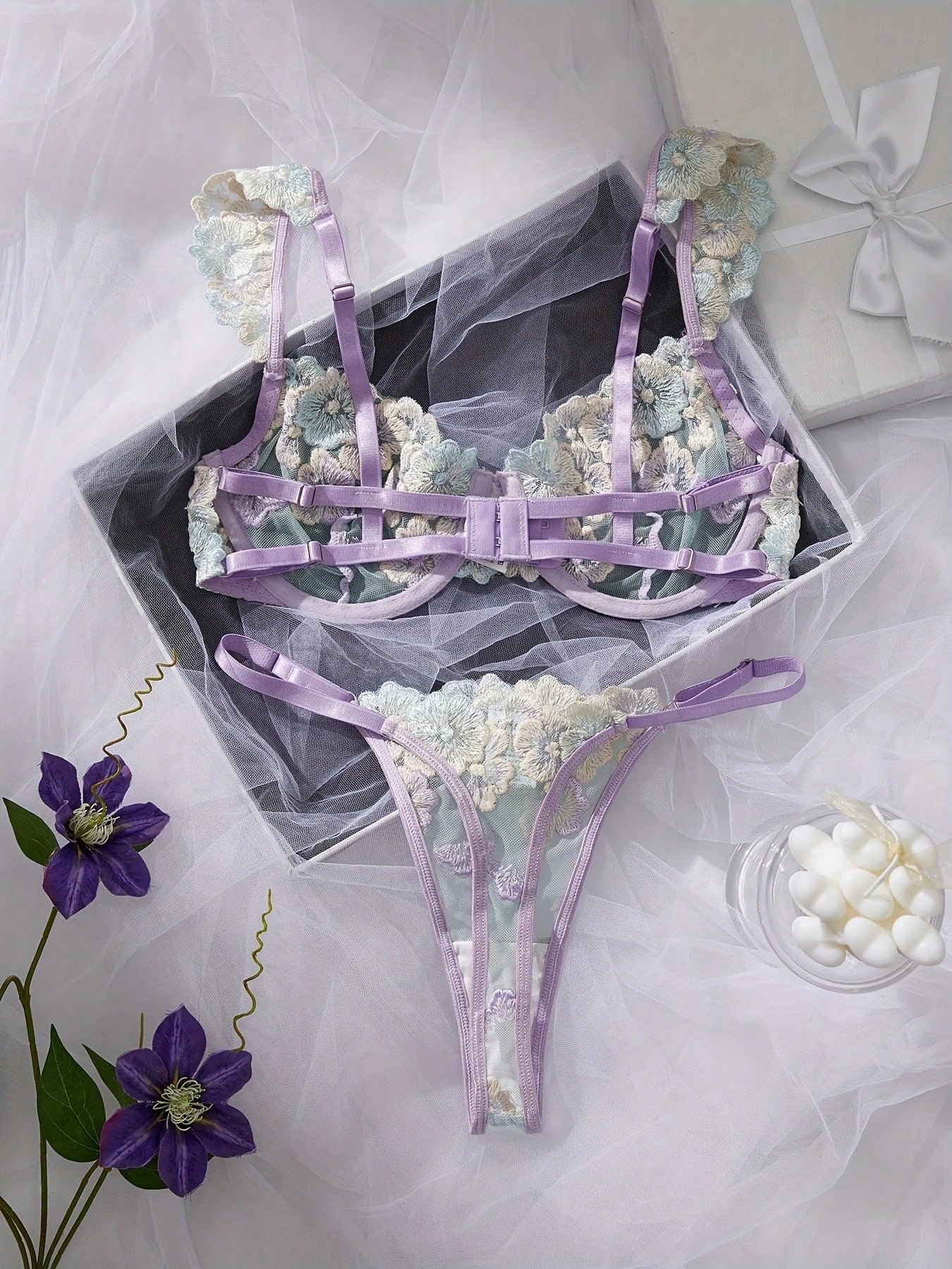 Petal-Perfect Lingerie