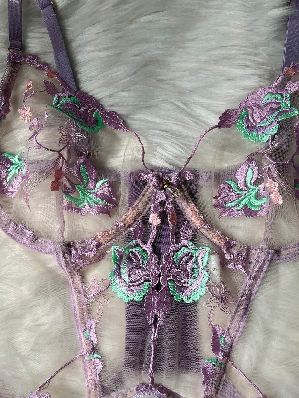 Flirty Lace Teddy Set